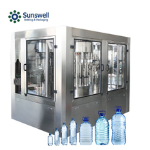 Máquina automática de llenado de agua pura Línea de producción de botellas de agua PET