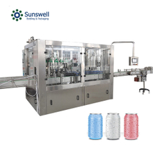 Máquina para fabricar latas de aluminio Línea de producción de bebidas carbonatadas