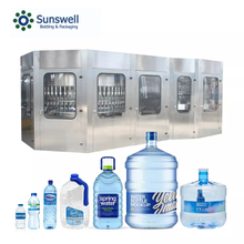 Planta de agua mineral completamente automática/embotelladora de agua para agua pura y mineral